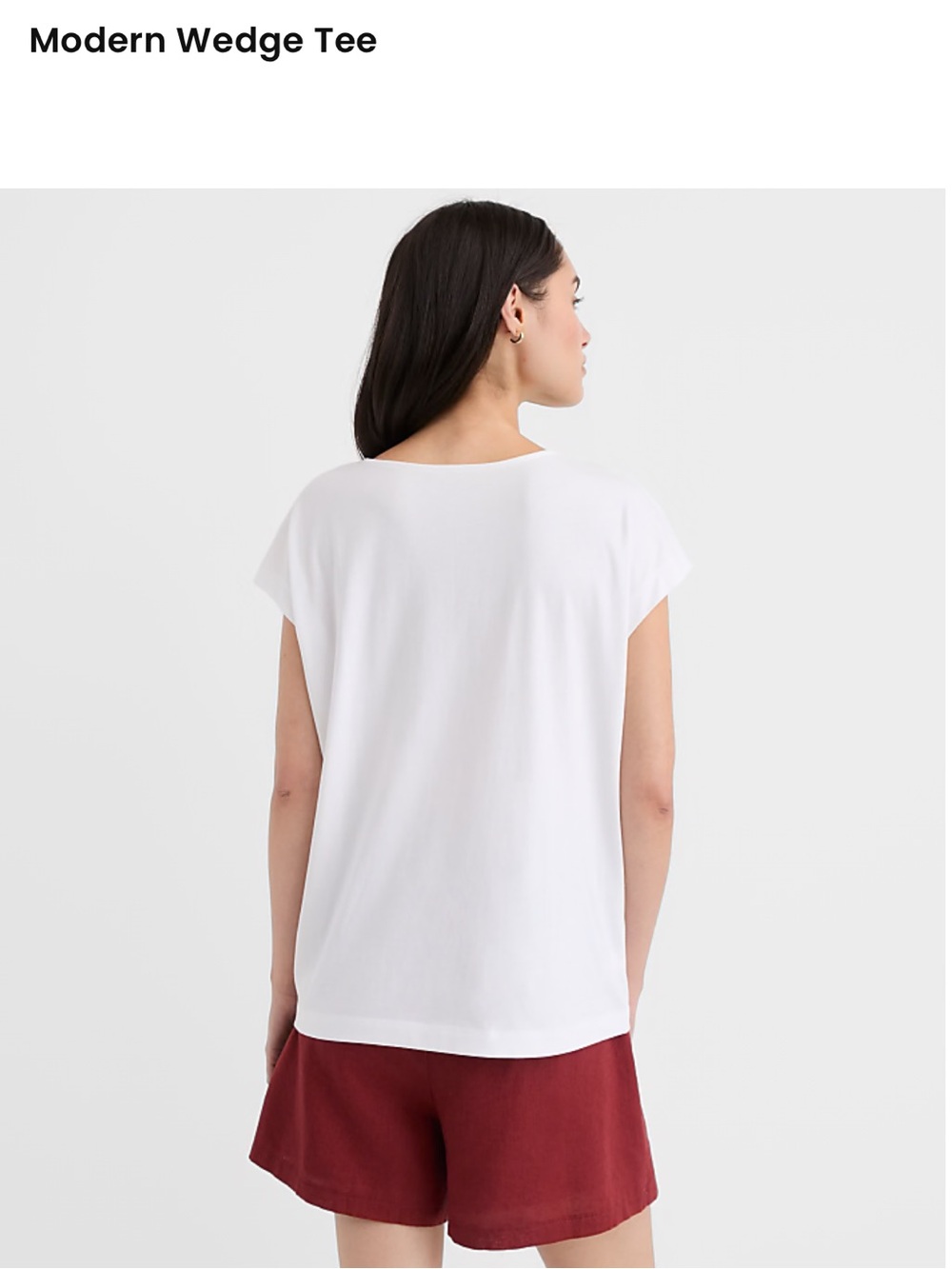 NWT LOFT bundle of four (4) Modern Wedge Tee shirts, size Large - Picture 6 of 7